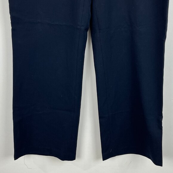 Coupe Collection Chino Pants Size 8 Blue Wide Leg Waist 32in Inseam 32in Rise 9i - Picture 4 of 9